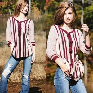 🎊🎉🎀 HP🎉🎊🆕 Waffle Knit 🧶 Top